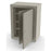 UMF Medical - Narcotic Cabinet Wall Mount Metal 3 Shelves Double Key Lock - 7780