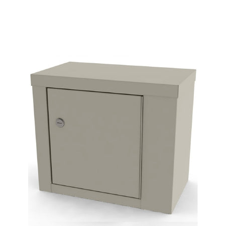 UMF Medical - Narcotic Cabinet Wall Mount Steel 1 Shelf Key Lock - 7782