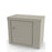 UMF Medical - Narcotic Cabinet Wall Mount Steel 1 Shelf Key Lock - 7782