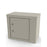 UMF Medical Narcotic Cabinet Wall Mount Metal 1 Shelf Double Key Lock With 2 Keys - 7787