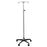 UMF Medical - IV Stand Floor Stand 4-Hook 5 Caster, 2 Inch Swivel - SS8342