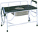 Drive Medical Drive Commode Chair drive Drop Arm Steel Frame Back Bar 21 Inch Height - 11132-1