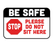 BeSafe Messaging Education Wall Decals - Red & Black, 6" x 9", Pack of 3