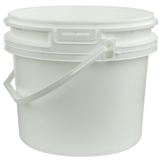  Bucket with Handle White 