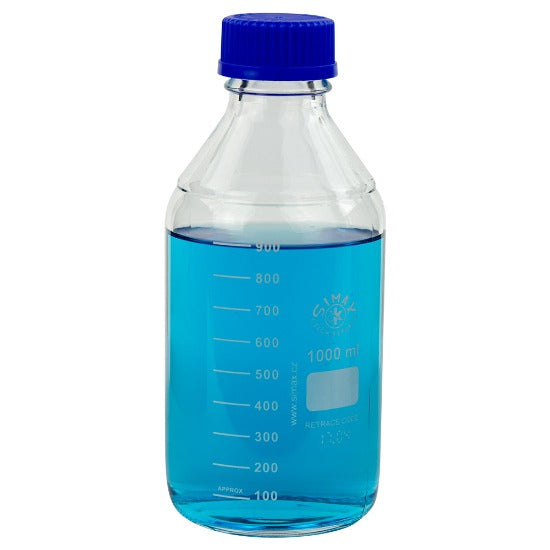 Glass Media Bottles