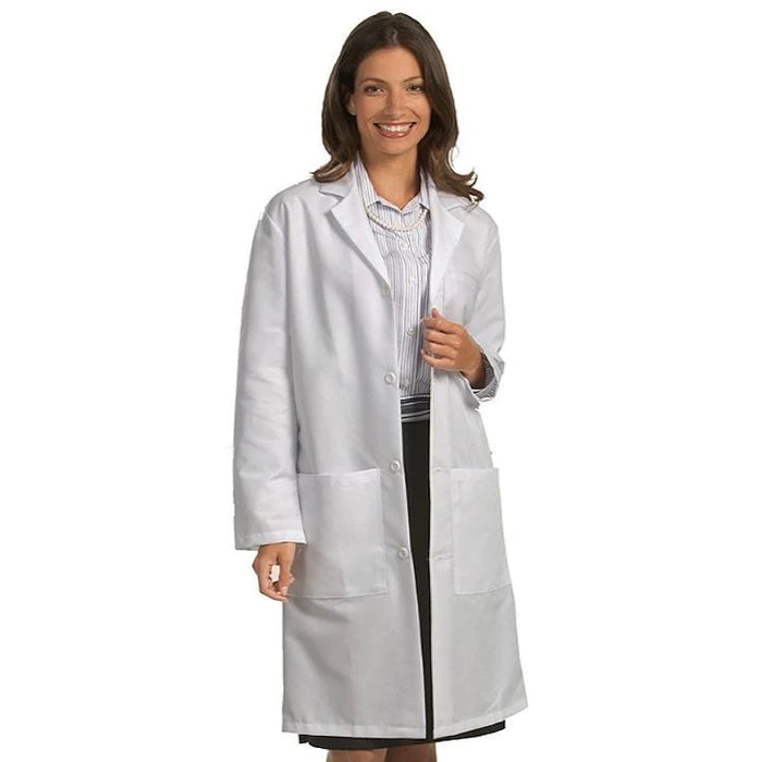 Fashion Seal Uniforms - Lab Coat White Medium Knee Length Reusable - 3492-M