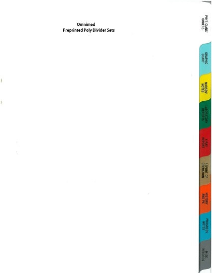 Omnimed Custom Poly Divider Sets (Set of 50)