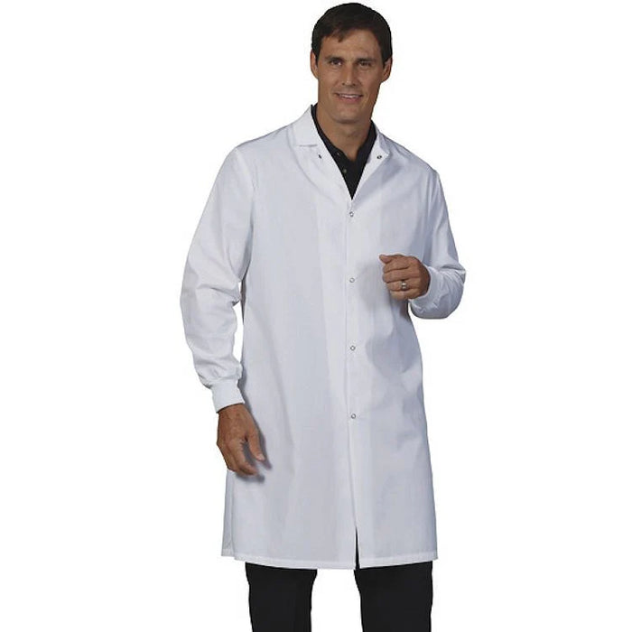 Fashion Seal Uniforms - Lab Coat White Large Knee Length Reusable - 3419-L