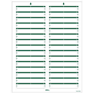 Tabbies Laser / Inkjet File Folder Labels - Laser Name Labels - 2/3" H x 3-7/16" W, - 750 per Pack