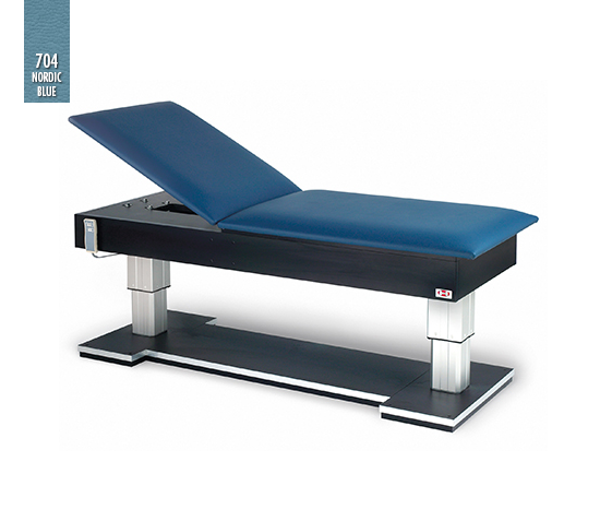 Hausmamann Bariatric Hi-Lo Treatment Table with Power Backrest - 78" x 32" x 21"-30"