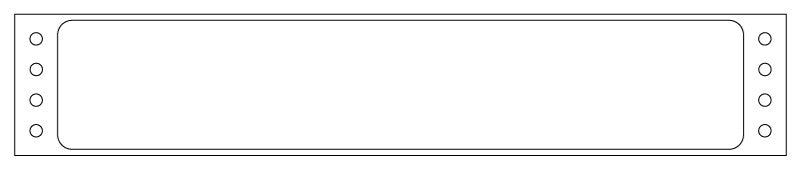 Medical Labels - Impact Labels, One Wide EDP, 5.0" x 15/16"