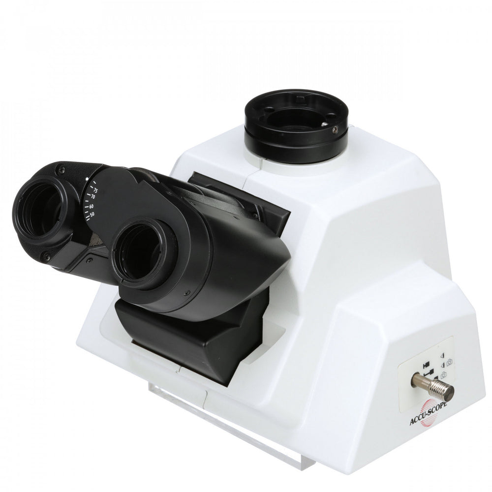 Accu-Scope Inc Viewing Head 0° to 35° Adjustable, 47 to 78 mm IP, Rotatable 360°, 100% T / 0% B, 20% T / 80% B, and 0% T / 100% B For Microscope - 500-3158-TE