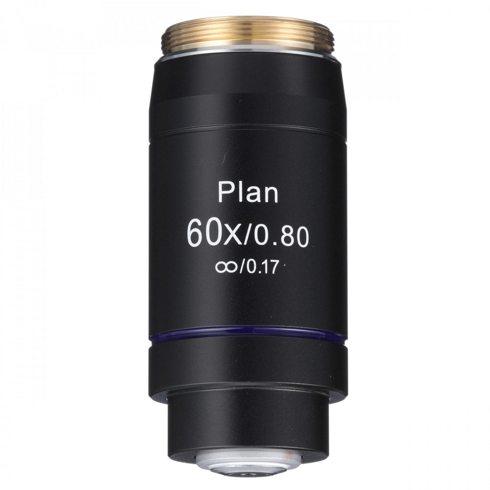 Accu-Scope Inc Objective 60XR NIS Plan, N.A. 0.80, W.D. 0.30mm For EXC-500 Microscope Series - 500-3178-PL