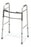Standard - Dual Release Folding Walker Adjustable Height Aluminum Frame 300 lbs. Weight Capacity 32 to 39 Inch Height - Medline - MDS864104