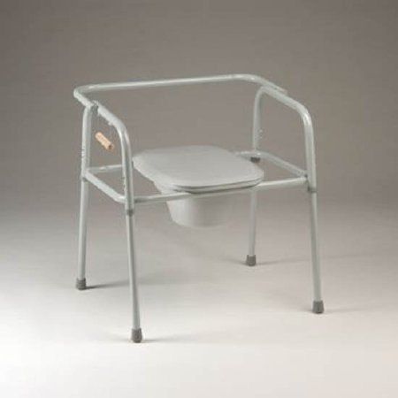 Patterson Medical Supply Bariatric 3-in-1 Commode Chair Steel Frame 18 to 21 Inch Height - 9950