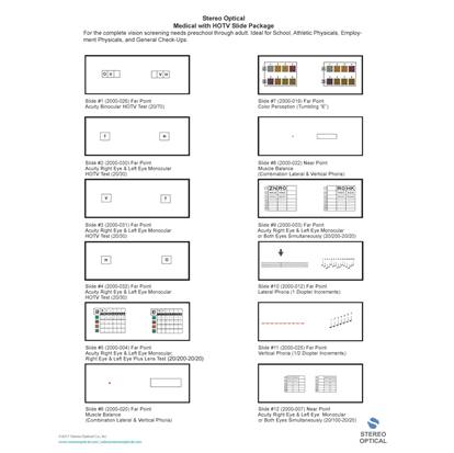 Slide Package (12) Optec 5000 Series – H.O.T.V.