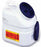 Becton Dickinson Pharmaceutical Waste Container Jug 3 Gallon White Blue Plug Cap - 305633