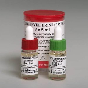 Stanbio Laboratory Reproductive Endocrinology Assay hCG Control Solution, High Positive and Negative Pregnancy (hCG) Testing High Positive Level / Negative Level 2 X 5 mL - 1225-205