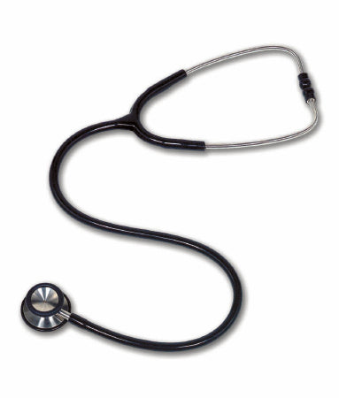 W.A. Baum - Classic Stethoscope Black 1-Tube 31 Inch Tube Double-Sided Chestpiece - 2720