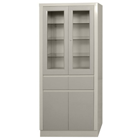UMF Medical - Storage Cabinet Floor Standing Steel 2 Drawers 4 Shelves - 7142