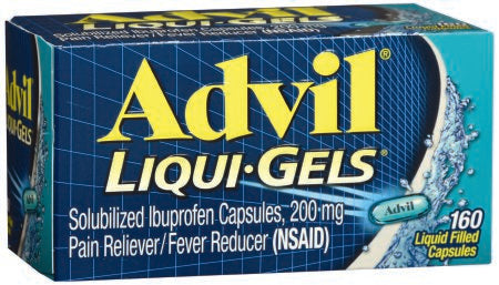 Advil Liqui-Gels - Pain Relief 200 mg Strength Ibuprofen Capsule 160 per Bottle - 00573016989