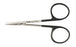 Miltex SuperCut - Operating Scissors Gradle 3-3/4 Inch Length OR Grade German Stainless Steel NonSterile Finger Ring Handle Slightly Curved Blade Sharp Tip / Sharp Tip - 18-SC-1652