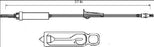 ICU Medical Secondary Administration Set Rotating Luer Connector - B3087