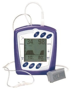 Smiths Medical Capnocheck II Handheld Capnograph / Pulse Oximeter Battery Operated Audible and Visual Alarm - 8400