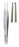 Miltex - Tissue Forceps Graefe 2-3/4 Inch Length OR Grade German Stainless Steel NonSterile NonLocking Thumb Handle Straight 1 X 2 Teeth - 18-816