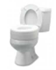 Graham-Field Raised Toilet Seat 4-1/2 Inch Height White 250 lbs. Weight Capacity - 6909A