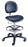 Millennium Series - Lab Stool Backrest Pneumatic Height Adjustment 5 Casters Black - 21521B-US393