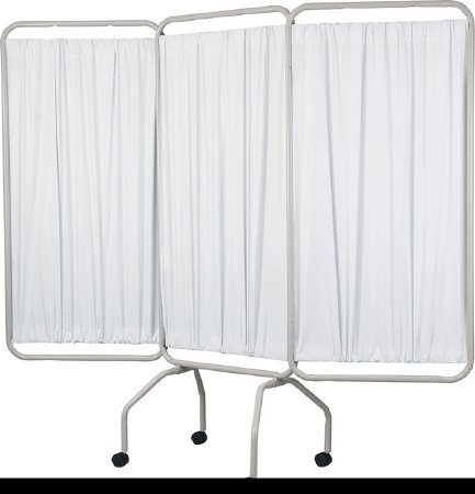 Winco Privacy Screen Folding 3-Panel Steel / Vinyl - 3130-09