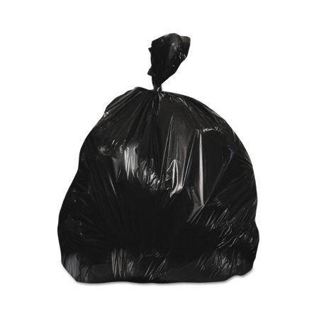 Heritage - Trash Bag 45 gal. Black LLDPE 0.70 mil 40 X 46 Inch Star Seal Bottom Flat Pack - H8046HK