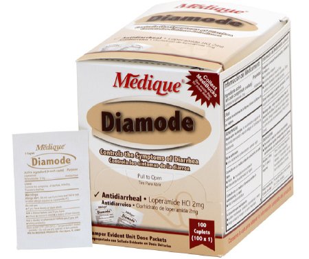 Medique Products Diamode Anti-Diarrheal 2 mg Strength Tablet 6 (6 x 1's) - 20069