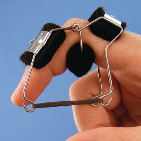Reverse Finger Knuckle Bender - Dynamic Finger Splint Small Left or Right Hand White - A5237