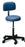 Hausmann Industries Exam Stool Backrest Pneumatic Height Adjustment 5 Casters Burgundy - 2123-700
