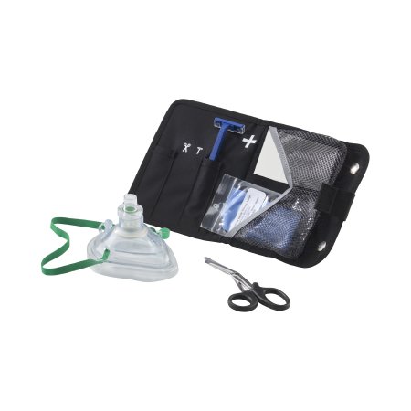 Zoll Medical - Prep Kit, AED 1 Pair Gloves, 1-CPR Barrier Mask, 1-Disposable Razor, 1-4 X 4 Gauze, 1-Scissors, 1-Towel, 1-Antiseptic Wipe, 1-One Way Filter AED - UKIT001A