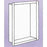Wolf X-Ray Recessed Monitoring Kit Standard, 17 L X 14 W Inch, 43.2 X 35.6 Viewing Area Trimline Series - 21701