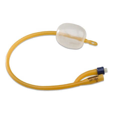 Cardinal Dover T.U.R.P. Balloon Catheter 3-Way Straight Tip 30 - 50 cc Balloon 24 Fr. Silicone Elastomer Coated Latex - 8887649245