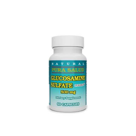 Pura Salud - Joint Health Supplement Glucosamine HCI 500 mg Strength Capsule 60 per Bottle - 75811910021