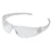 Checkmate - Safety Glasses Flexible Bayonet Temple Clear Tint Polycarbonate Lens Clear Frame Over Ear One Size Fits Most - CK100