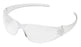Checkmate - Safety Glasses Flexible Bayonet Temple Clear Tint Polycarbonate Lens Clear Frame Over Ear One Size Fits Most - CK110