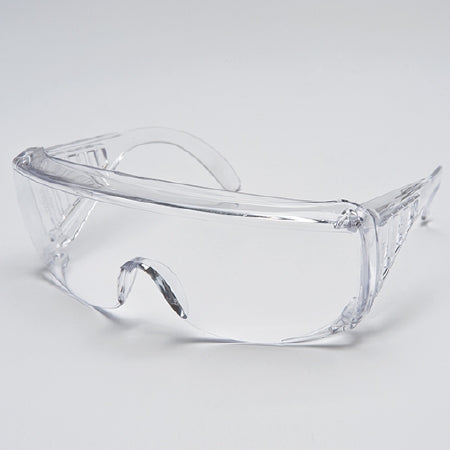 MCR Safety Yukon Safety Glasses Wraparound Clear Tint Polycarbonate Lens Clear Frame Over Ear One Size Fits Most - 9800D