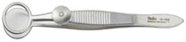 Miltex Miltex Chalazion Forceps Francis 3-3/4 Inch OR Grade Stainless Steel (German) NonSterile NonLocking Thumb Handle Straight Serrated Tip - 18-1208