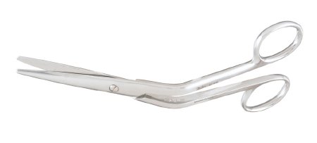 Miltex - Dorsal Scissors Cottle 6-1/2 Inch Length OR Grade German Stainless Steel NonSterile Finger Ring Handle Angled Blade Blunt Tip / Blunt Tip - 21-610