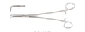 Miltex - Hemostatic Forceps Kantrowitz 9-1/2 Inch Length OR Grade German Stainless Steel NonSterile Ratchet Lock Finger Ring Handle Angled 90° Angular Tip - 25-837