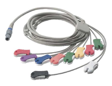 Welch Allyn Cable, ECG Patient Stress Cable, Pro Clip, AHA Cardio Perfect, Cardio Control Units - SE-PC-AHA-CLIP