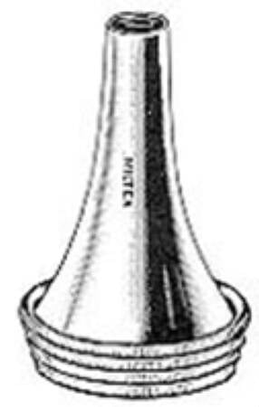 Integra Lifesciences - Ear Speculum Tip Round Tip Size 7 Stainless Steel 7 mm Reusable - 19-48-E