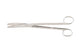 Miltex Miltex Dissecting Scissors Sims 8 Inch Length OR Grade Stainless Steel (German) NonSterile Finger Ring Handle Curved Blade Blunt/Blunt - 5-230