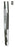 Miltex Miltex Tissue Forceps Bonney 7 Inch OR Grade Stainless Steel (German) NonSterile NonLocking Thumb Handle Straight Serrated Tips w/2 X 3 Teeth - 6-150